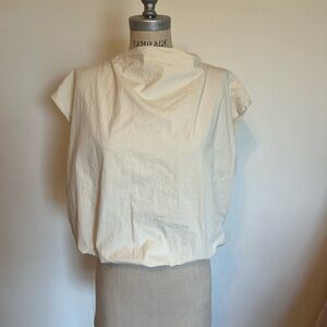 NWOT Zara women's ballon top sz L